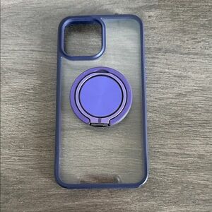 Purple Phone 13 Pro Case with stand